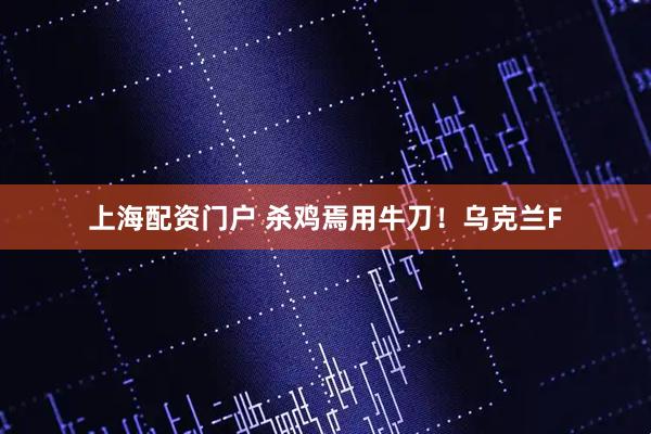 上海配资门户 杀鸡焉用牛刀！乌克兰F